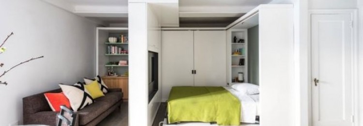 Как обустроить однокомнатную квартиру: планировка, отделка, цвет, свет (64 фото)