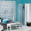 Голубые обои в спальне: как создать теплую и уютную обстановку (40 фото)