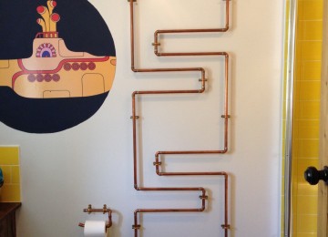 Стильный декор труб в квартире: простые и оригинальные решения (63 фото)