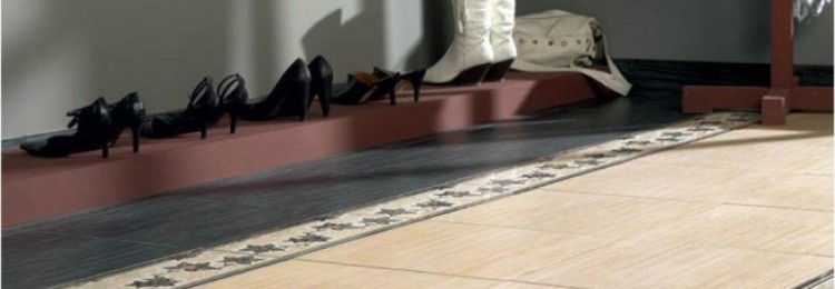 Плитка в коридоре на полу – комфортный материал для воплощения смелых дизайнерских идей (84 фото)