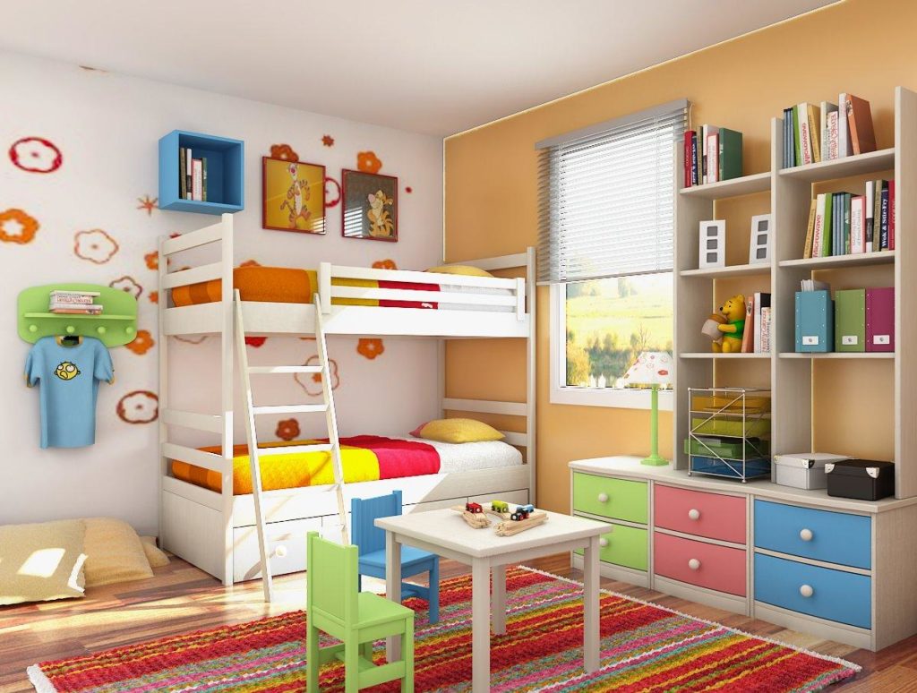 Детская комната дизайн в хрущевке узкая и длинная