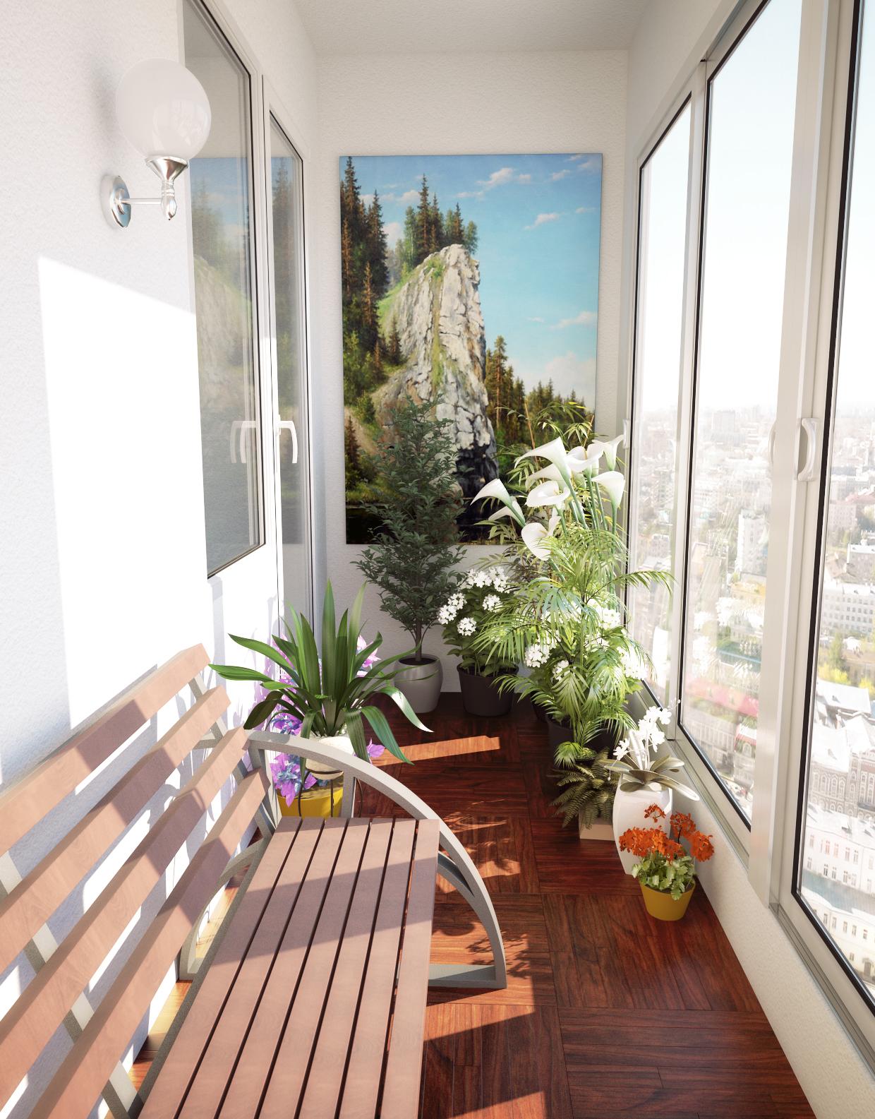 Также балкон может стать прекрасным местом для расслабления