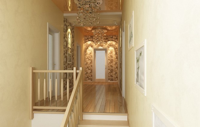Дизайн коридора на втором этаже в частном доме, как оформить коридор с .