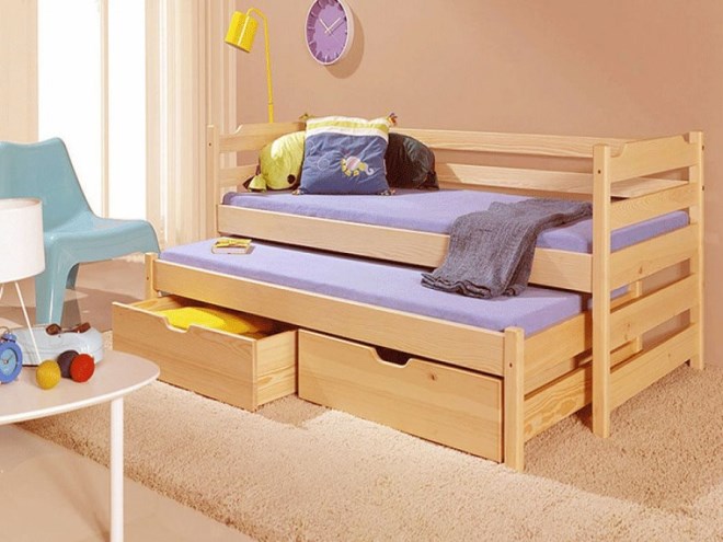 Кровать с доп спальным местом детская