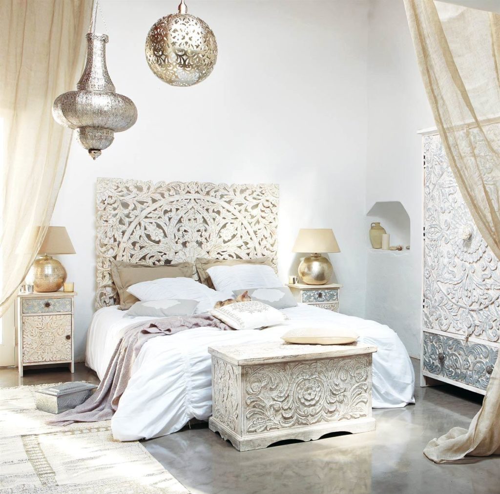 Интерьер марокканский стиль спальняя