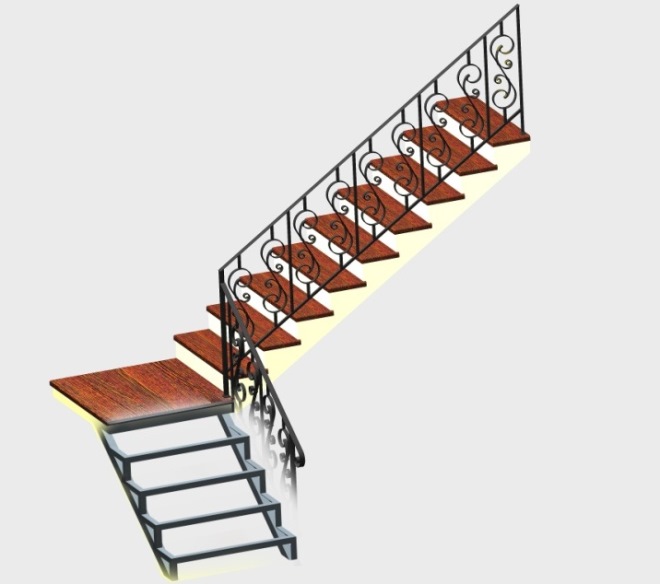 Особенности конструкций лестниц на металлокаркасе