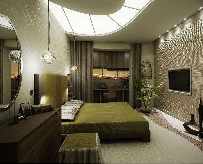 Дизайн спальни с балконом: варианты оформления