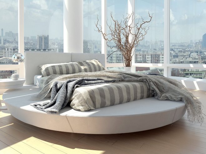 Круглая кровать для подростка