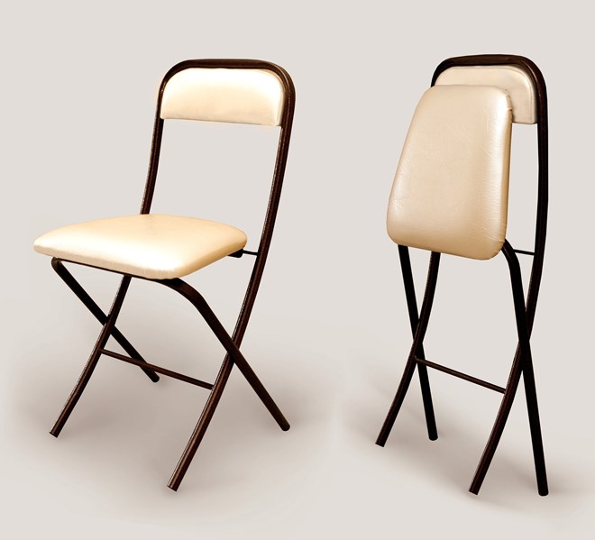 Складные стулья с мягким сиденьем