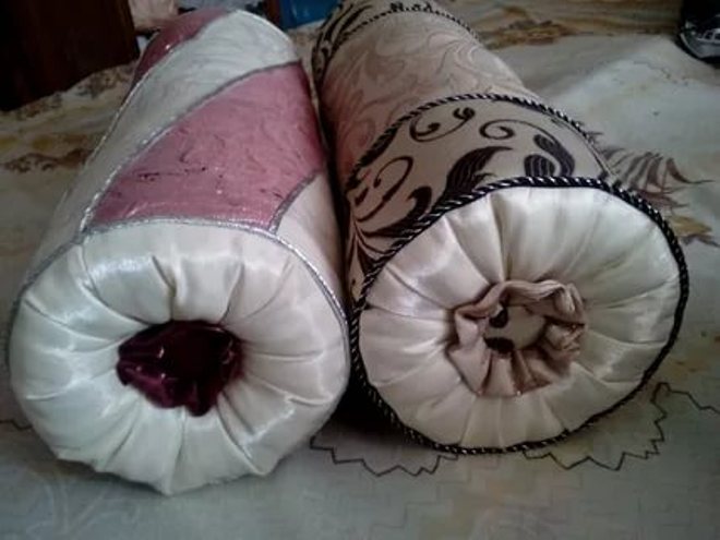 Дизайн подушки-валика