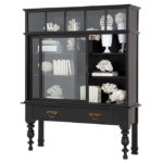 Сервант для посуды в гостиную, буфет в классическом стиле, сервант в ...