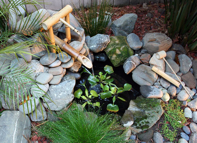 Идеи для садового фонтана из подручных средств