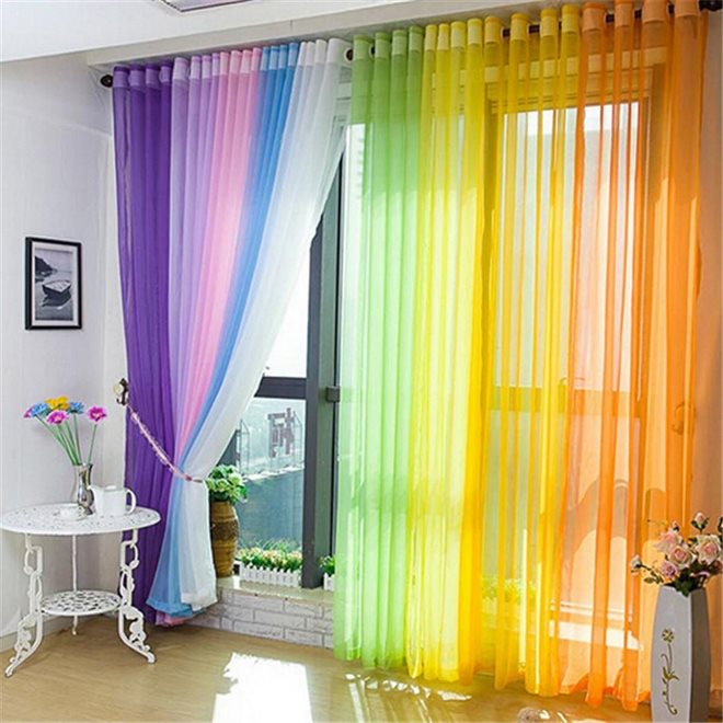 Цветовая палитра штор для девочки